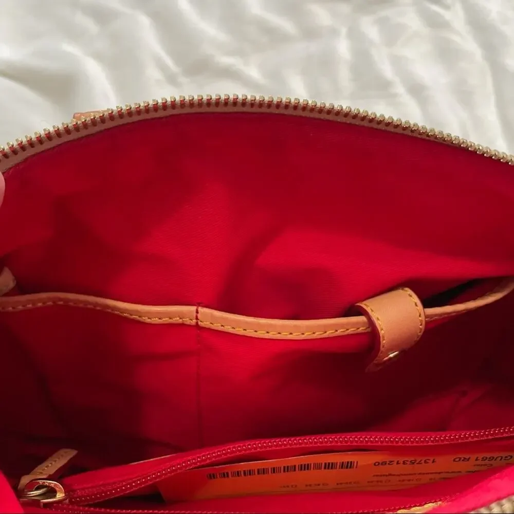 Dooney & Bourke hydrangea satchel crossbody floral bag purse